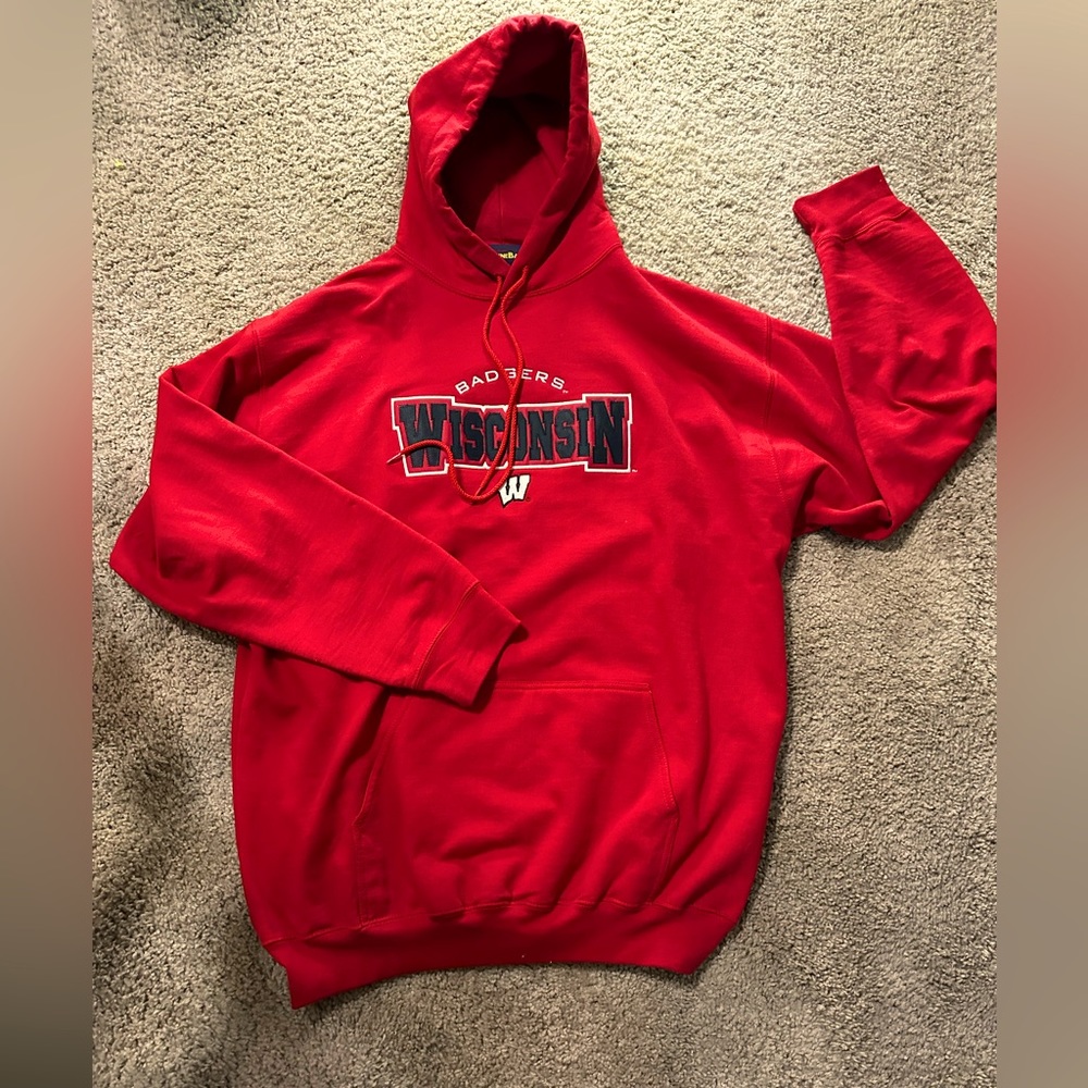 Red Wisconsin Badges